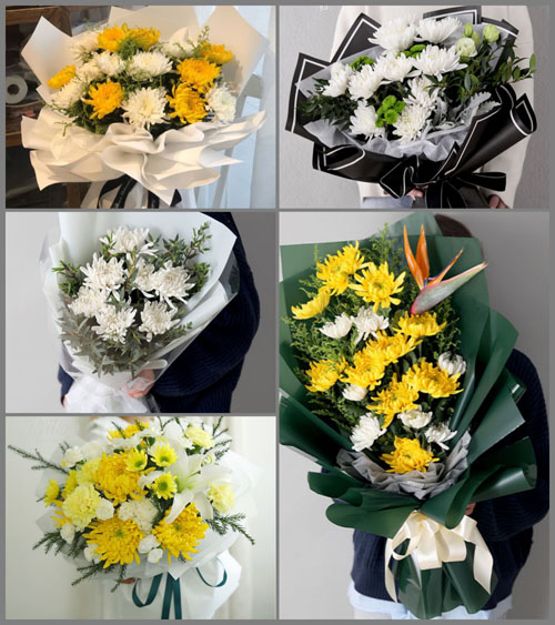 河北衡水枣强县加会镇白事花束代送